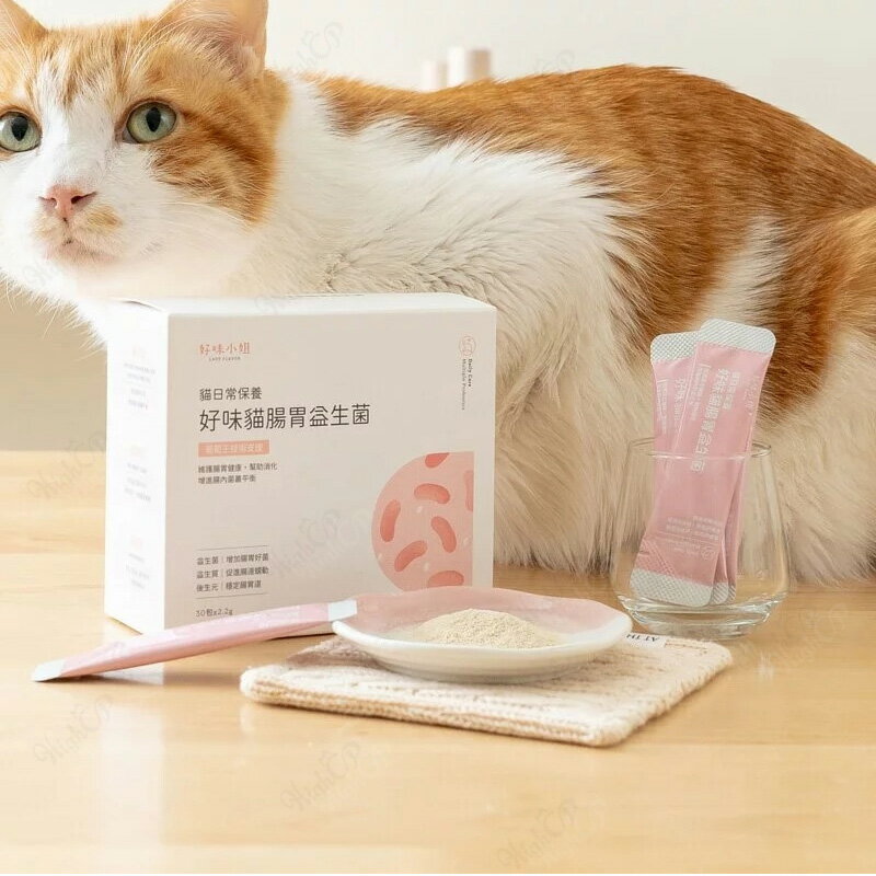 好味小姐 貓日常保養系列 好味益生菌 好味小姐益生菌 貓眼鼻益生菌 護膚魚Q粉 好味腸胃益生菌【23030133】 0