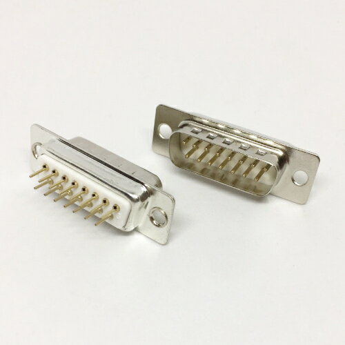 E03-15P D型15P 公座 插板180°/ D-SUB 焊板 / 插板式 接頭-10入/包 (含稅)【佑齊企業 iCmore】