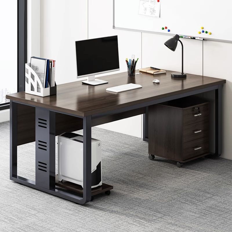 極簡臺式辦公桌電腦桌簡約現代辦公室員工位桌椅組合臥室家用書桌