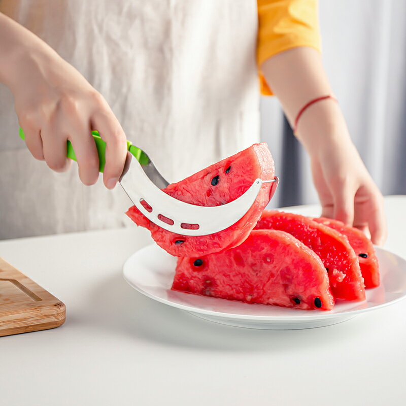食品不銹鋼切西瓜刀多功能切瓜神器家用水果分割刀切片刀切水果刀