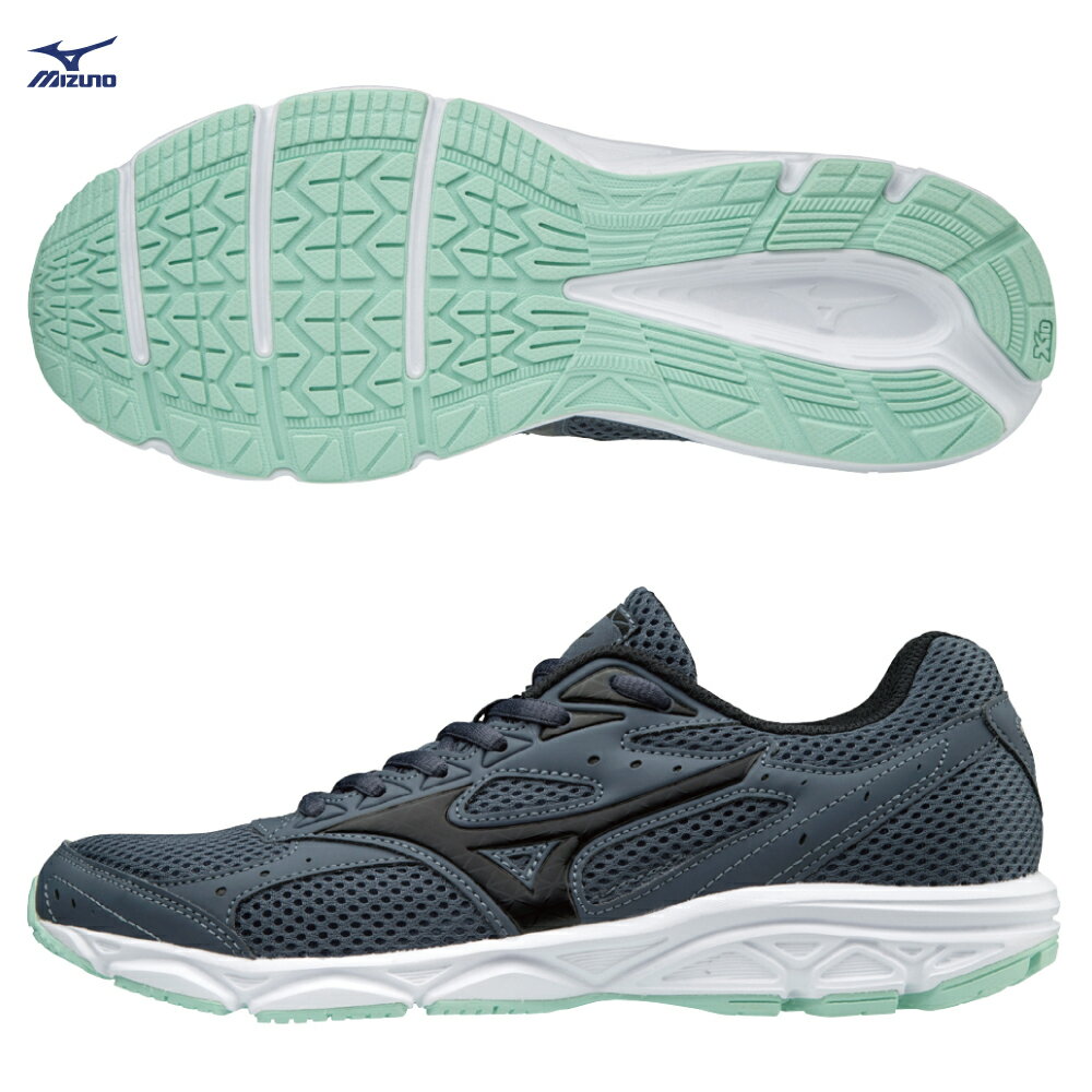 K1GA180409（深灰X黑）MIZUNO SPARK 3 一般型女款慢跑鞋【美津濃MIZUNO】