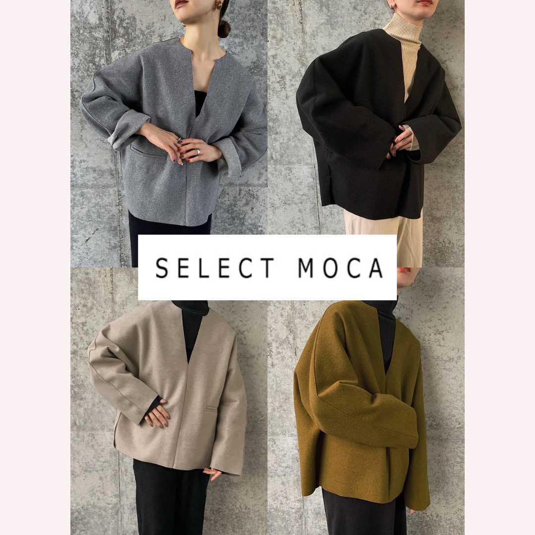 預購】select moca 日本小眾品牌小v領剪裁上衣鑰匙領套頭衫| 舔手指