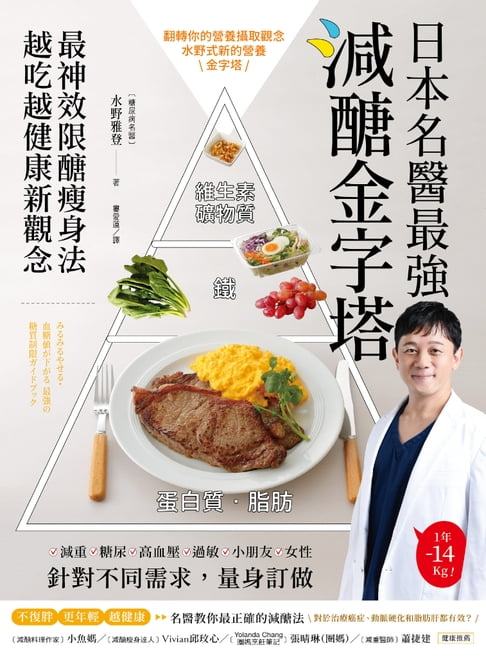 【電子書】日本名醫最強減醣金字塔：最神效限醣瘦身法，越吃越健康新觀念