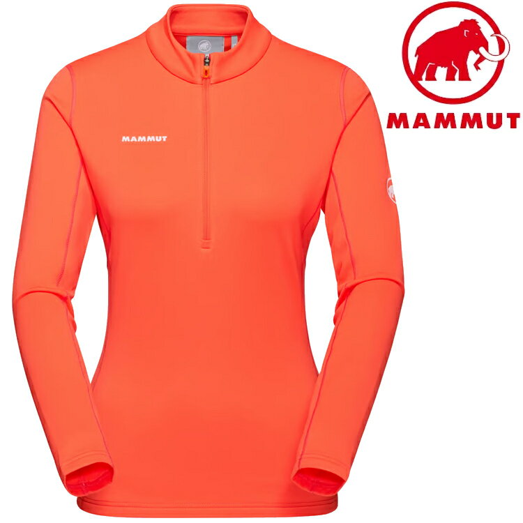 Mammut 長毛象 Aenergy ML Half Zip Pull AF 女款保暖長袖排汗衣 1016-01130 2280 蜜桃粉