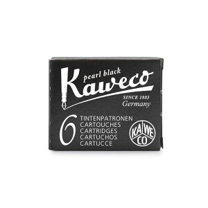 預購商品 德國 KAWECO 歐規卡水 墨水管 真珠黑（6支 /小盒）3小盒入 /組 4250278602253