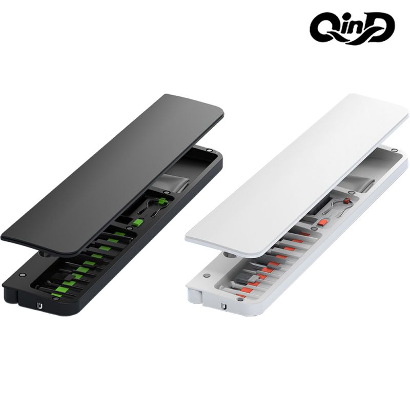 QinD QS22 多功能清潔收納鍵盤手托(含清潔劑) 鍵盤扶手 鍵盤清潔 螢幕清潔 耳機清潔 手機清潔