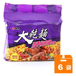 維力 大乾麵 酒香椒麻雞風味 100g (5入)x6袋/箱