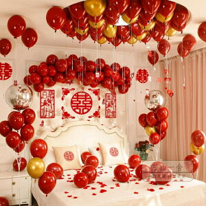 婚禮小物 創意婚房布置氣球套裝結婚用品浪漫婚禮新房布置臥室裝飾女方男方 玩物志