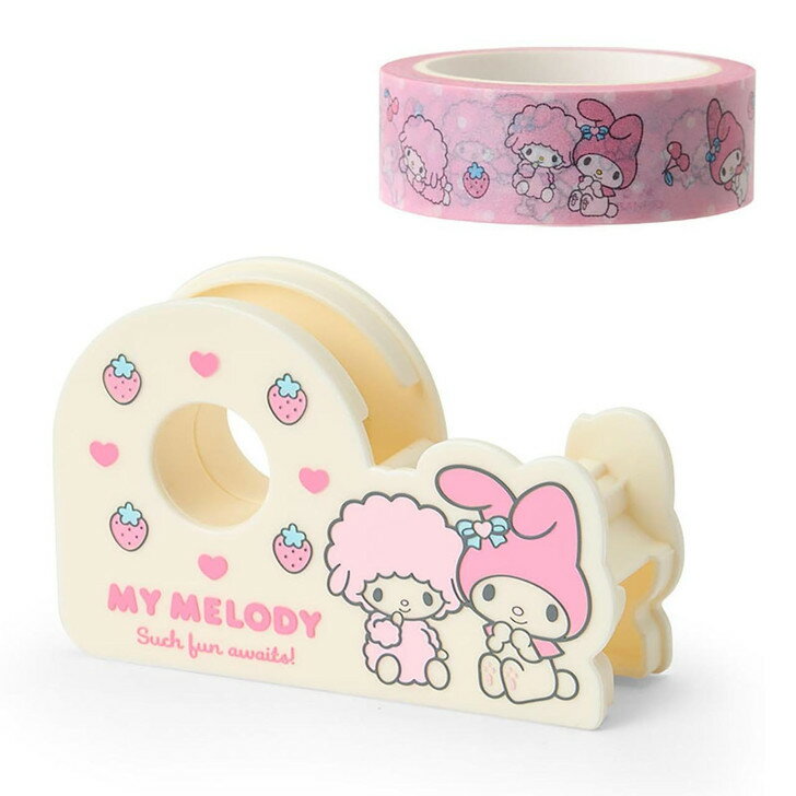 【震撼精品百貨】My Melody 美樂蒂~日本SANRIO三麗鷗 美樂蒂迷你膠帶切割器-草莓*32127