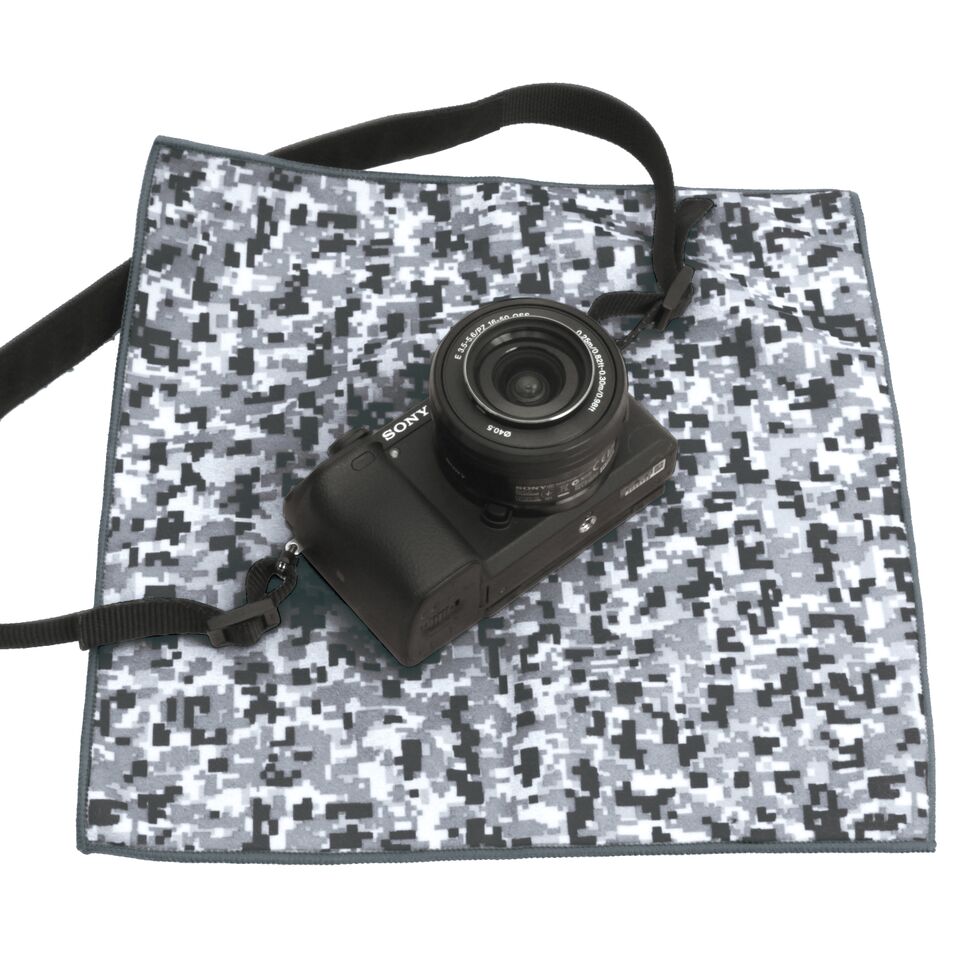 Japan Hobby Tool專賣店:EASY WRAPPER Black & white Camouflage S 易利包布(自黏布,包布, 黑白迷彩,S號,募資) 280×280 mm