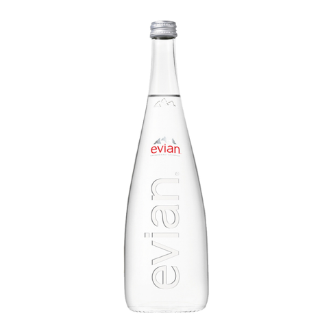 隔日出貨 法國evian依雲 天然礦泉水 750ml x 12瓶(玻璃瓶裝) 公司貨 (HS嚴選) 0