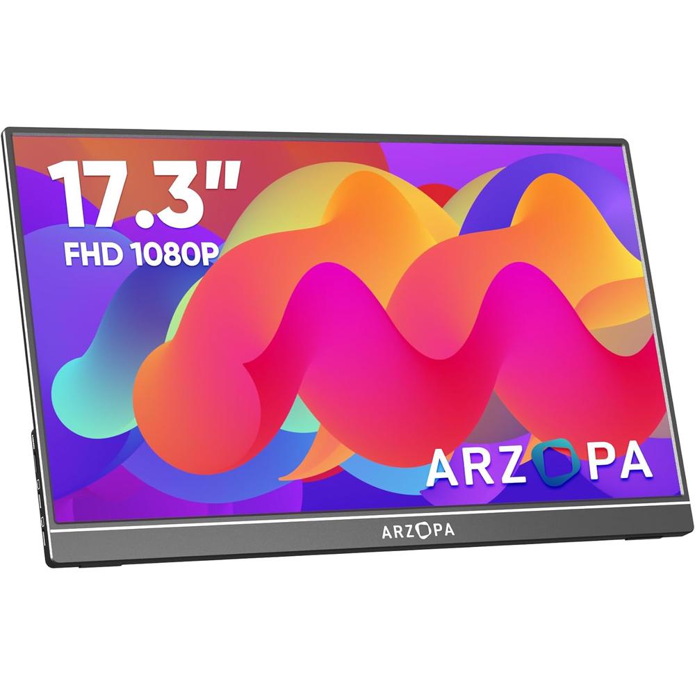 【日本代購】ARZOPA 輕巧型 攜帶式螢幕 17.3英吋 A1 MAX
