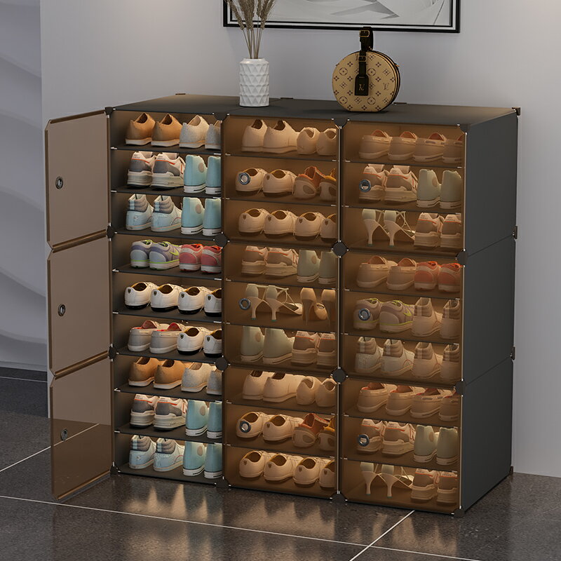 鞋架子簡易新款室內現代家具家用放門口臥室玄關收納防塵好看鞋柜