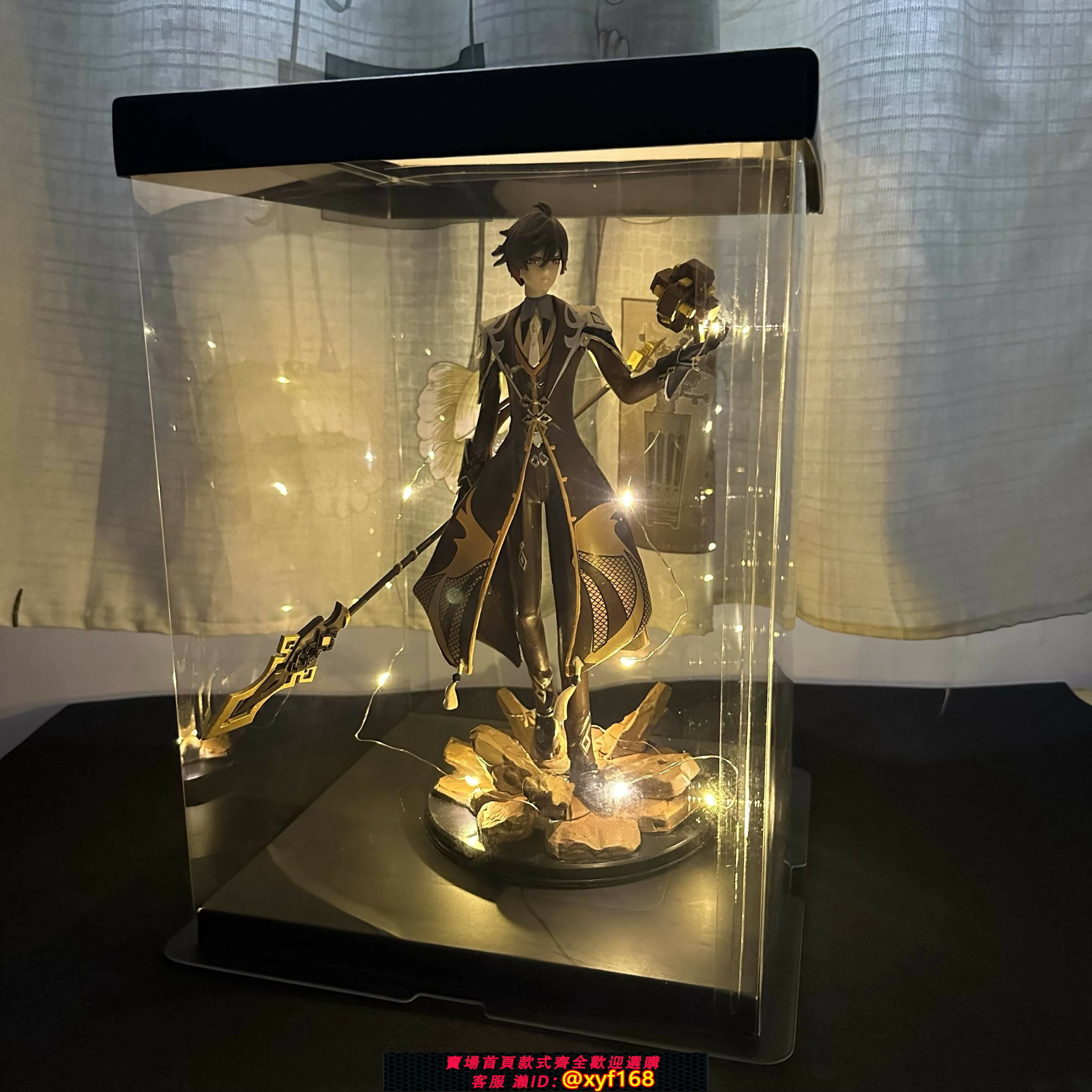 {保固一年 可打統編}原神 鐘離 巖神 巖王帝君手辦遊戲模型動漫二次元發光生日禮物
