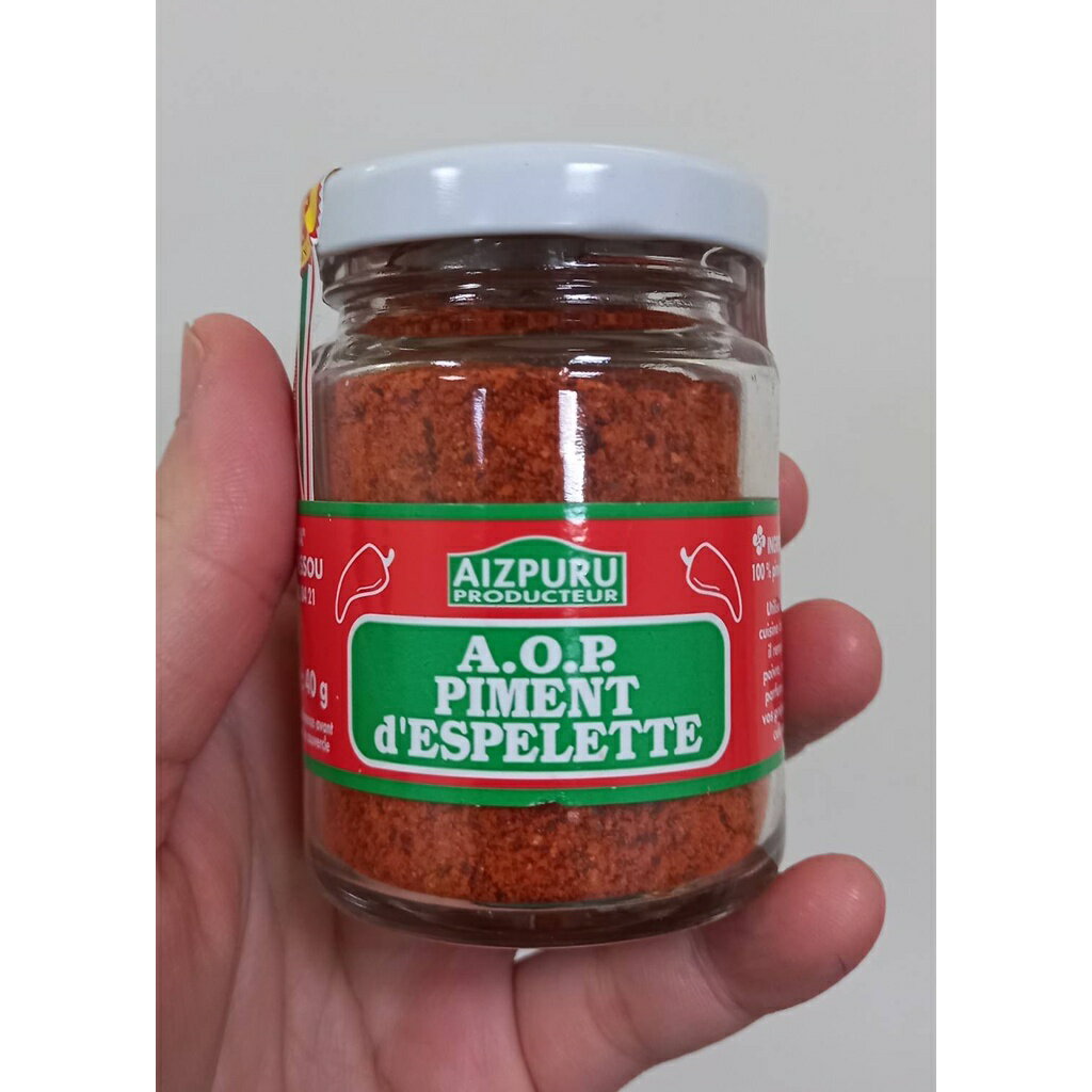 《AJ歐美食鋪》法國 AOP 產區認證 艾斯佩雷產辣椒粉 40g