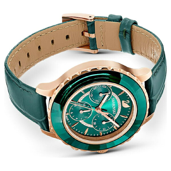 Swarovski 施華洛世奇 Octea Lux Chrono 時尚三眼計時女錶 /5452498 綠 39.5mm｜樂天領券現折★全館特惠 ...