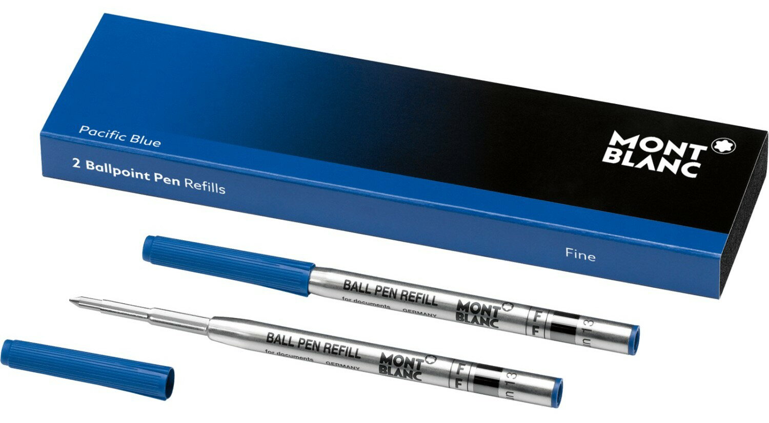【文具通】Montblanc 萬寶龍 原子筆 筆芯 替芯 Fine 116212 細 深海湛藍 2支裝 S1010175