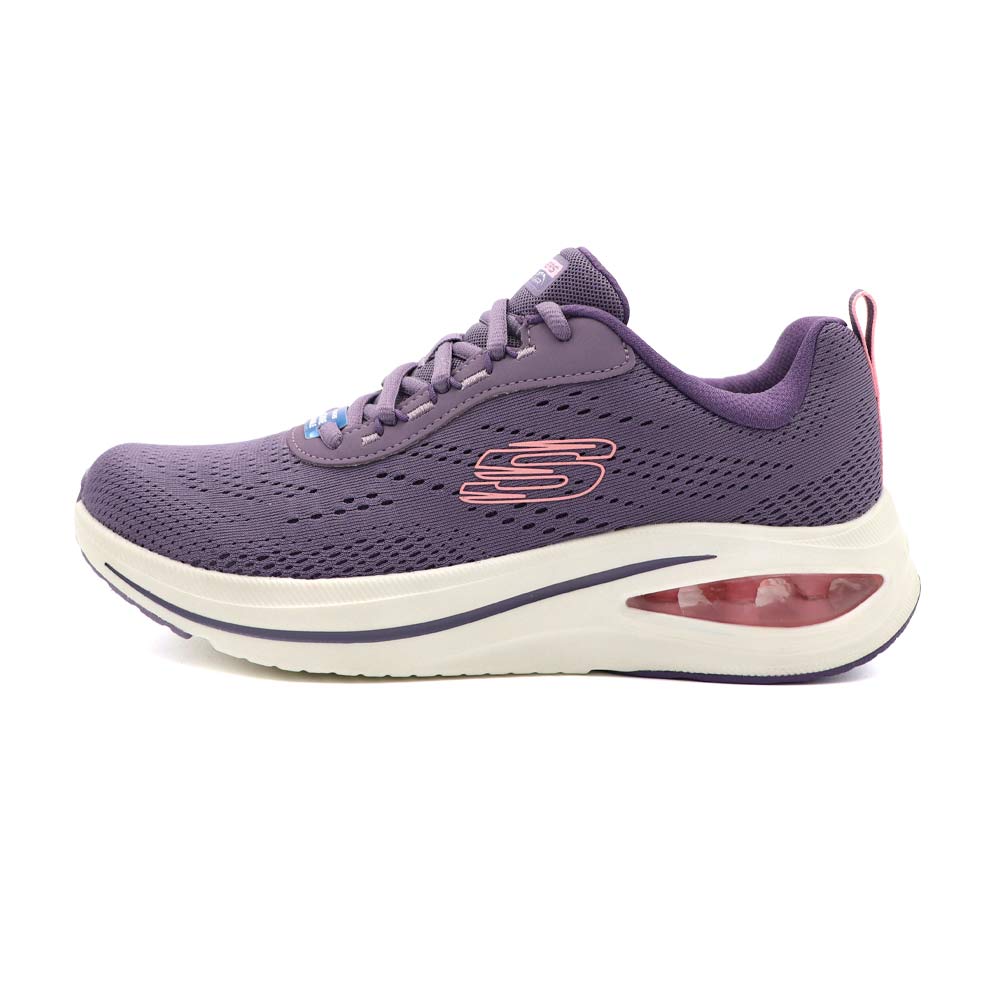 【滿額現折100~】 Skechers Skech-Air 紫白色 網布 記憶型鞋墊 可機洗 運動 休閒鞋 女款 J2185【新竹皇家 150131PRMT】