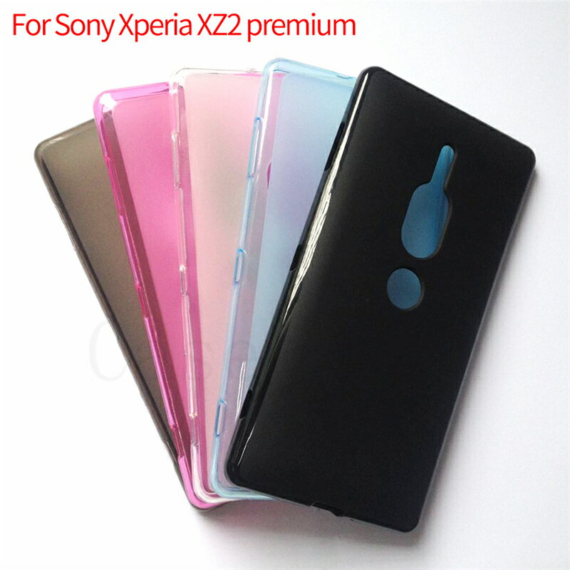 適用SONY索尼Xperia手機套XZ2P保護套XZ2 Premium手機殼布丁素材