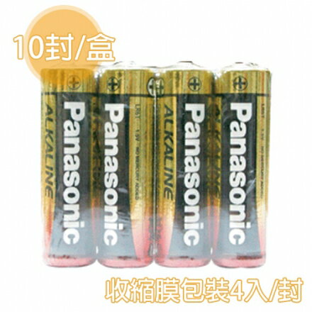 <br/><br/>  【國際牌 PANAOSNIC 鹼性電池】 3號 AA 鹼性電池 收縮膜4入/封 (10封/盒)<br/><br/>