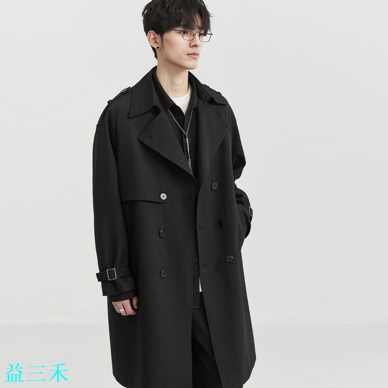 【風衣集合2】伯爵卓爾特價風衣經典秋季翻領長款外套英倫潮流-益三禾