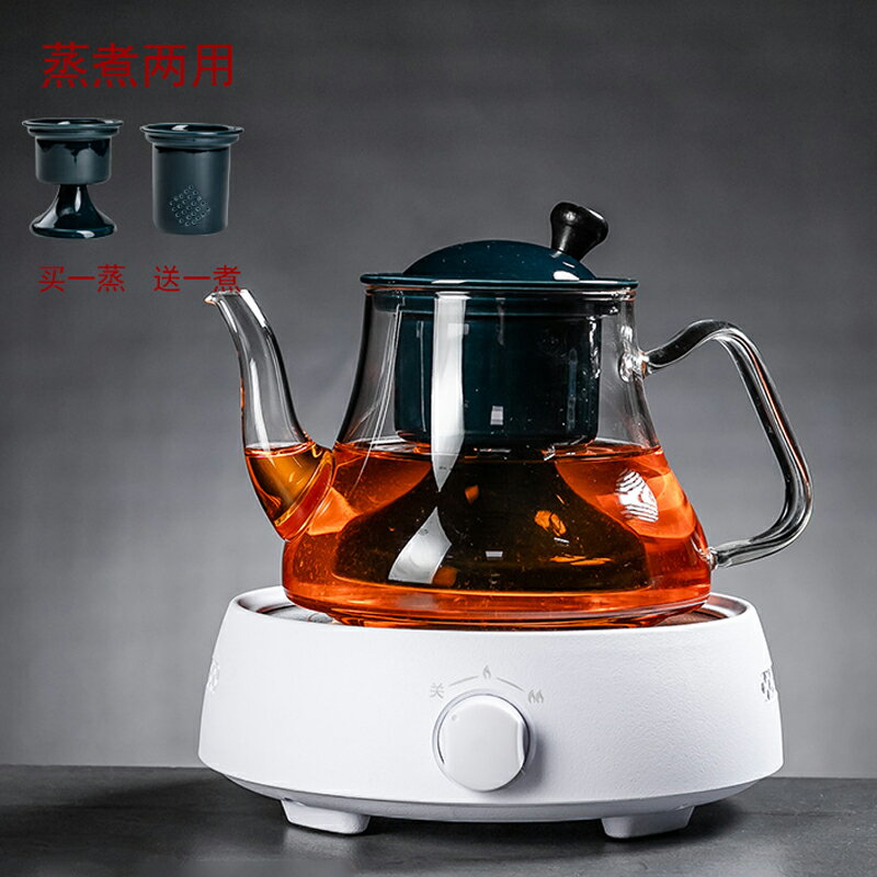 電陶爐家用煮茶器茶壺套裝全自動大容量耐高溫加厚過濾玻璃燒水壺
