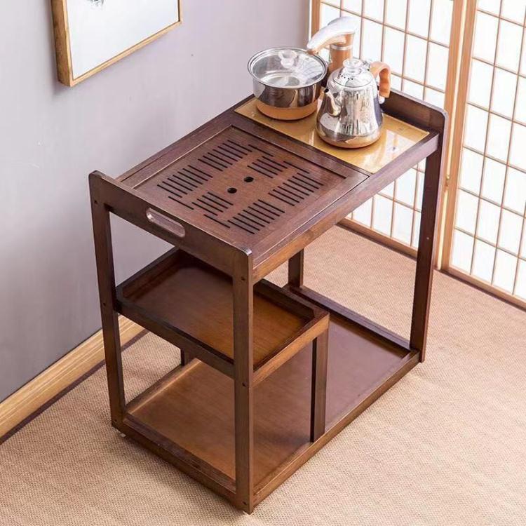 ☆樂天精選移動茶車家用小茶臺茶幾茶水櫃茶盤具套裝一體客廳餐邊櫃陽臺茶桌茶車 雙11全館免運