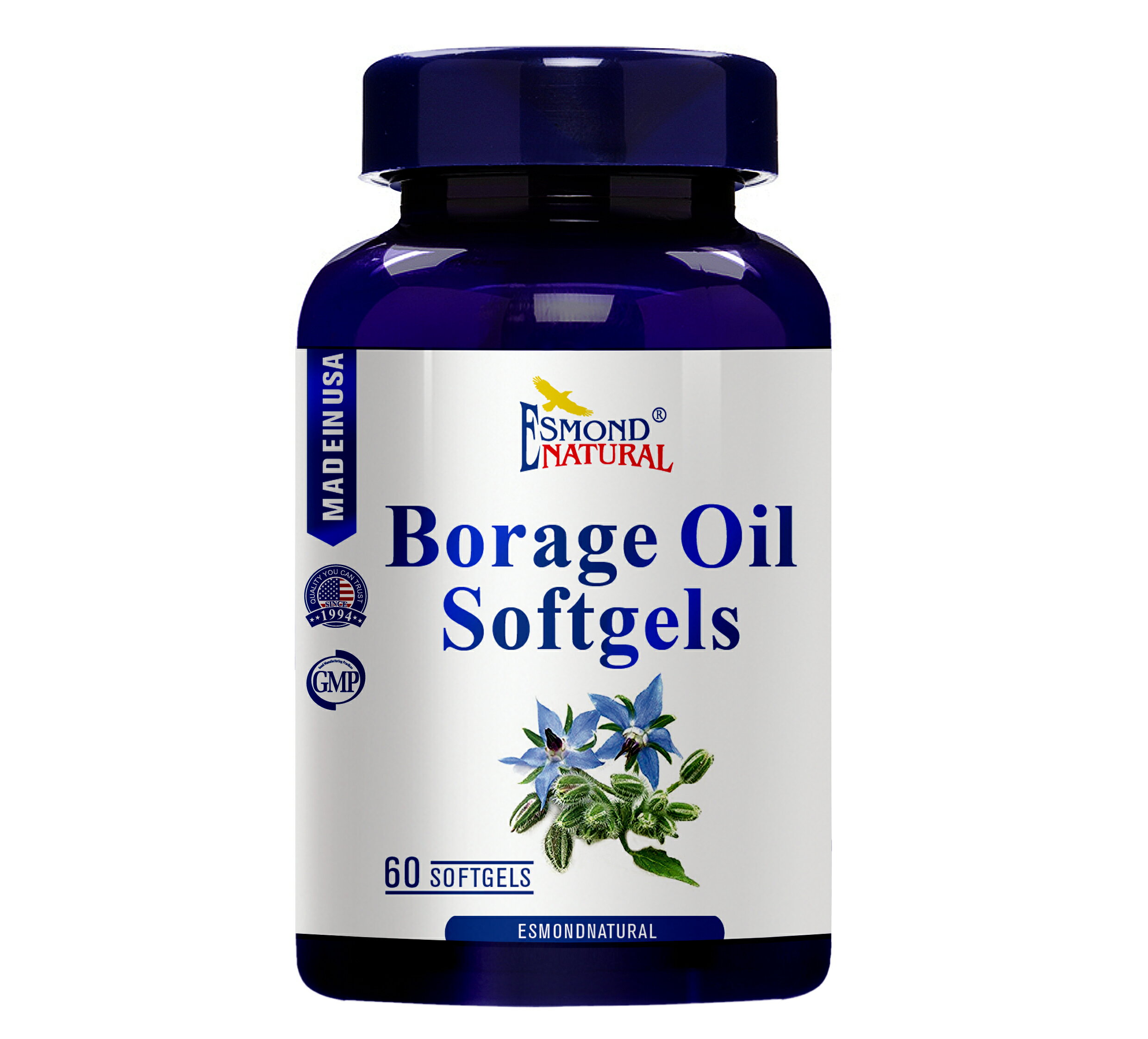 愛司盟順順琉璃苣軟膠囊 Esmond Borage Oil Softgels