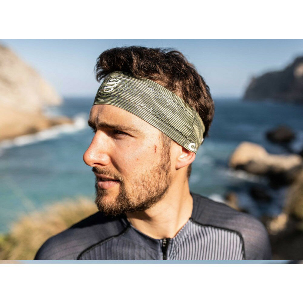 瑞士 Compressport 新款 窄版止汗呼吸頭帶2.0 3.0 3