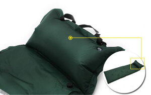 充氣床墊 自動膨脹睡墊帶枕 送收納袋 多張可拼接 防潮 登山 露營 自動充氣 訪客【S70】