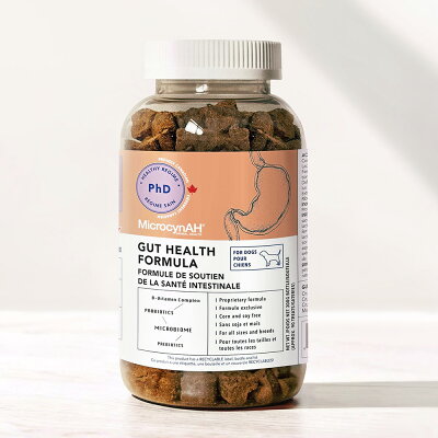 【MicrocynAH 麥高臣】益健腸 腸道保健 狗狗愛吃的零食 消化順暢 益生菌 益生元 調整消化機能 幫助維持腸道菌叢平衡
