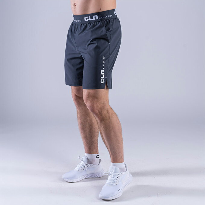 ｜享趣戶外｜《CLN Athletic》Dino stretch shorts運動休閒短褲(男)灰藍 2108-71