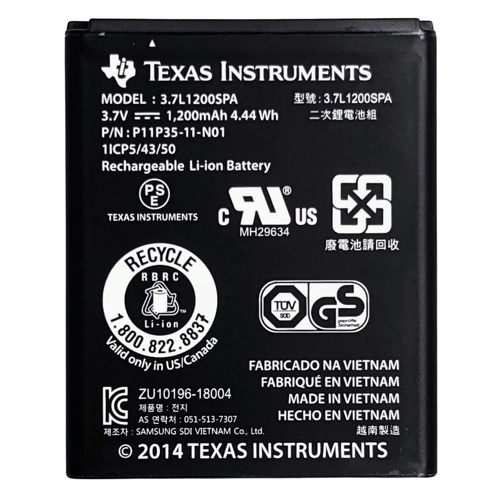 [4美國直購] Texas 新款式電池 適 TI-84 Plus CE / Nspire CX CAS Rechargeable Battery_d13