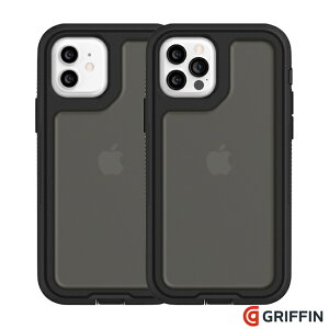 Griffin Survivor Extreme iPhone 12 / Pro / Max 軍規抗菌4重防護防摔殼 黑色/霧透黑背蓋