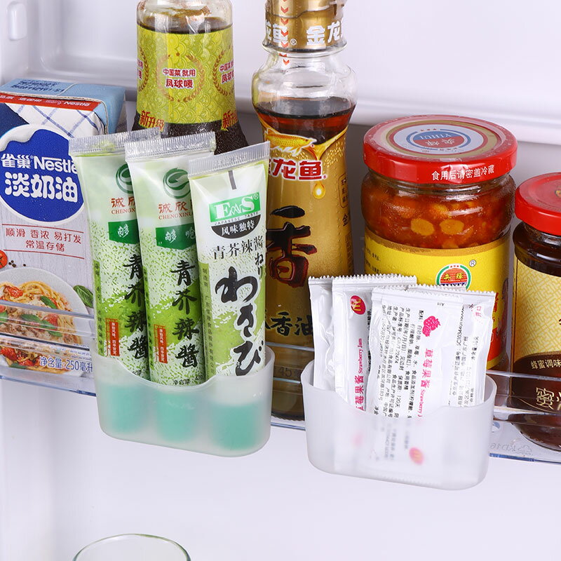 冰箱醬包收納盒芥末醬置物架醋芥末調料包懸掛迷你小號文具整理盒