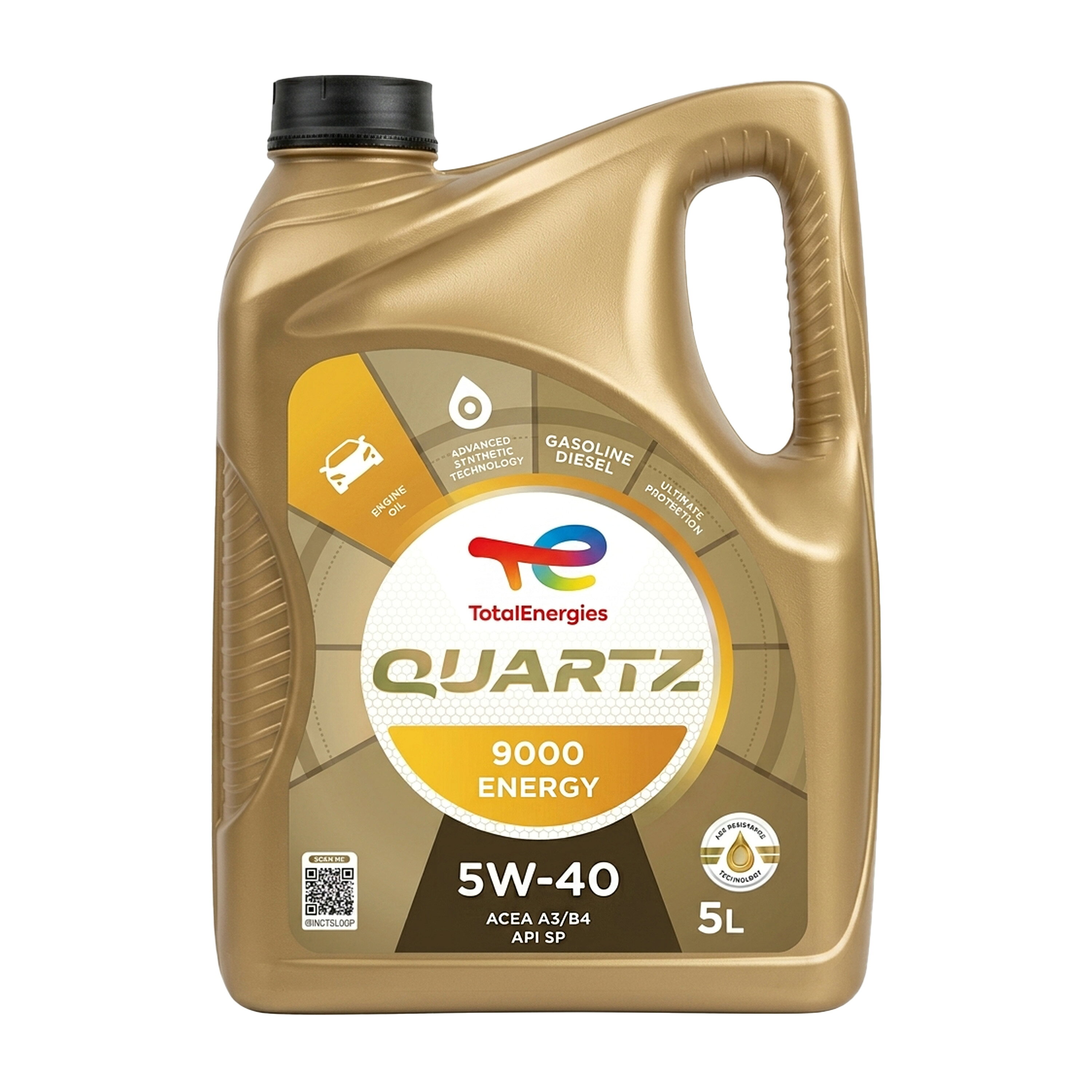 TOTAL QUARTZ 9000 ENERGY 5W40 5L