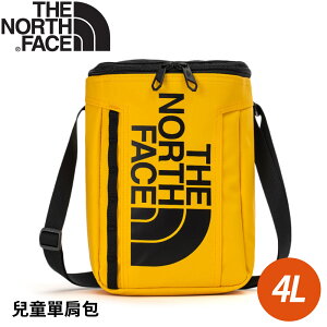 【The North Face 兒童單肩背提包4L《黃》】52T9/側背包/斜背包/兒童背包