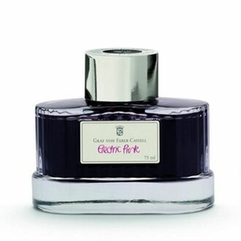 【Graf Von Faber-Castell】伯爵高級瓶裝墨水 螢光粉 V141014  /瓶