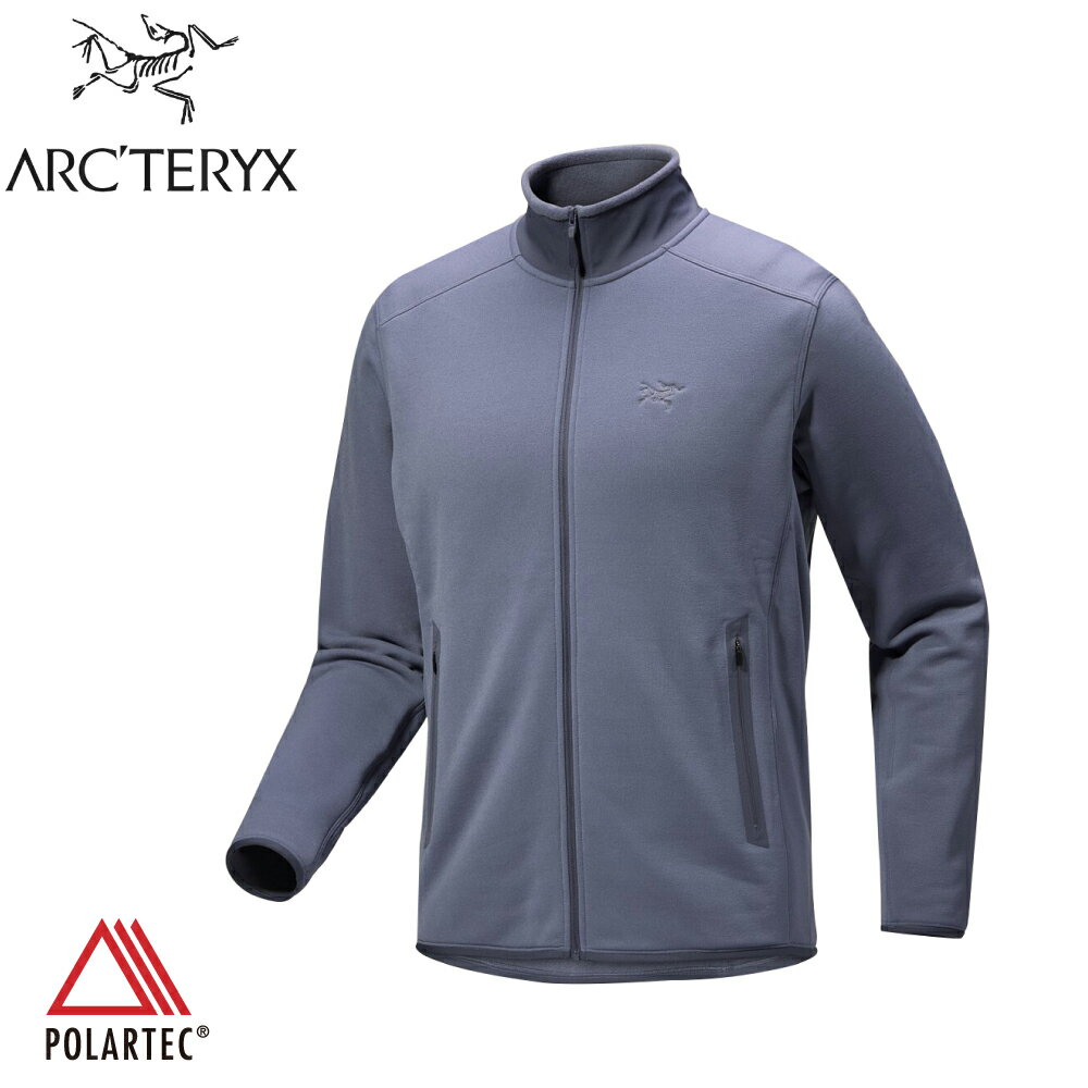 【ARC'TERYX 始祖鳥 男 Kyanite刷毛外套《雲層藍》】X000008447/登山/露營/立領夾克/保暖外套