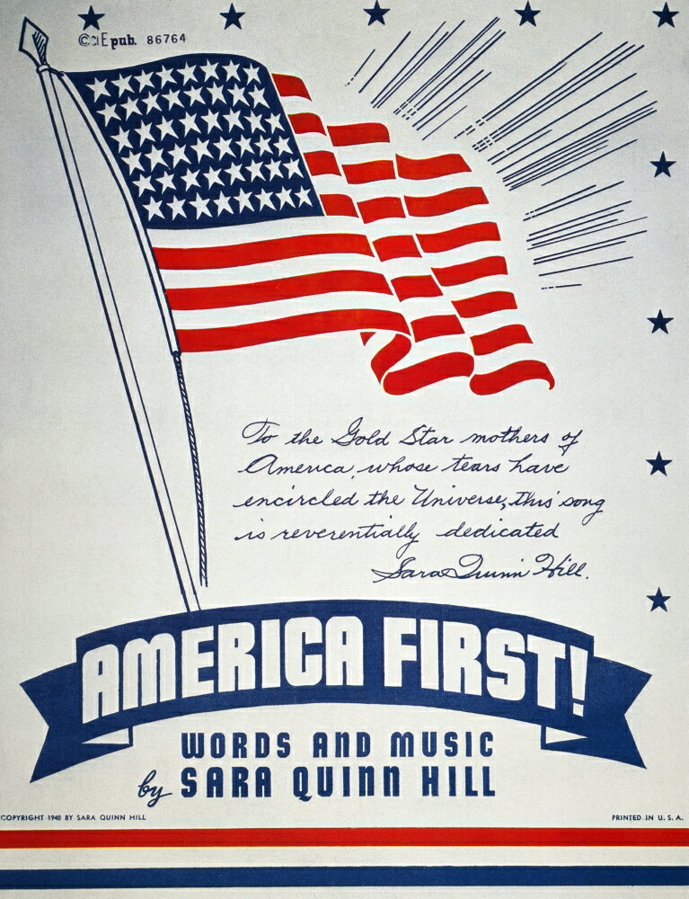 Posterazzi: World War Ii Songsheet NAmerica First American Sheet Music ...