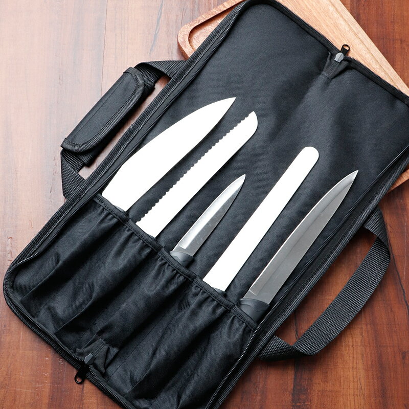 WESSLECO刀具收納包廚師工具包牛津手提刀包便攜中西餐廚刀收納袋