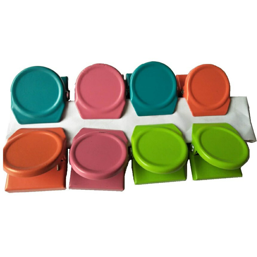 【磁夾】磁鐵夾 夾便利紙 夾子 留言字條夾 強力磁鐵夾 夾子 磁鐵掛勾 冰箱 鐵門 3