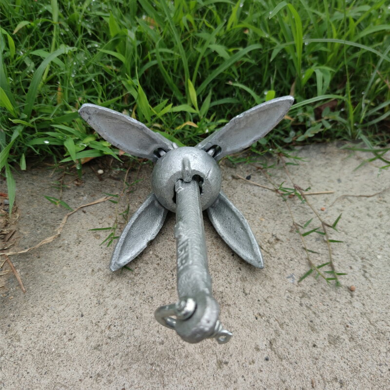 【可打統編 超低價】橡皮艇皮劃艇船錨摩托艇快艇塑料船沖鋒舟固定錨釣魚船專用折疊錨 3