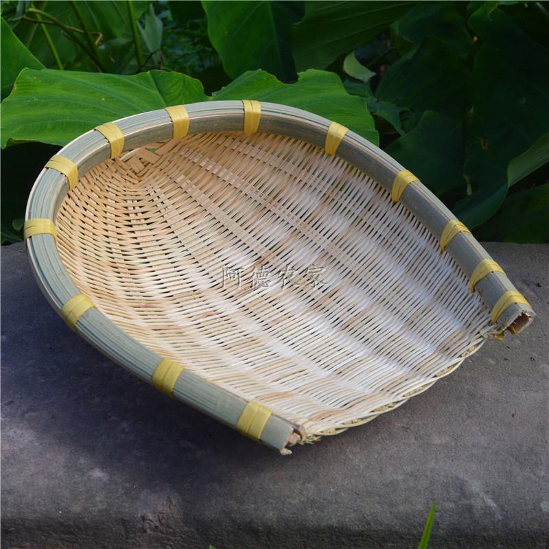 竹編撮箕簸箕筲箕篾箕農家手工竹制品摘菜晾曬瀝水撮糧食大號籃子 | 協貿國際日用品生活3館 | 樂天市場Rakuten