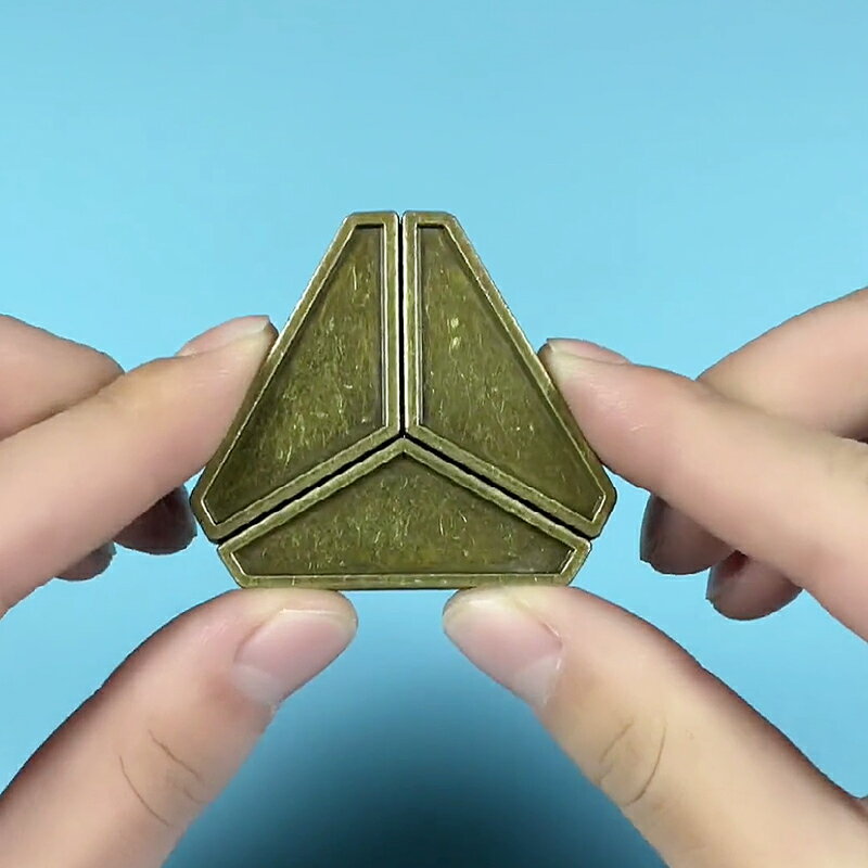 魔鎖異志解密puzzle合金解環鎖扣魔術益智兒童玩具開發智力三角鎖