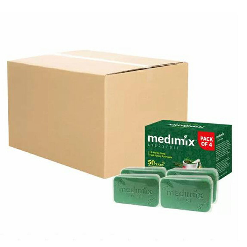 [COSCO代購4] W141325 Medimix 印度綠寶石皇室藥草浴美肌皂 草本 200公克 X 64入