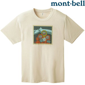 Mont-Bell Wickron 中性款 排汗衣/圓領短袖 1114540 YAMA 遠山 BOWT 骨白