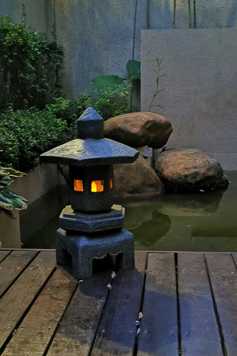 戶外led太陽能石燈庭院燈花園別墅布置院子裝飾草坪園林景觀擺件 4