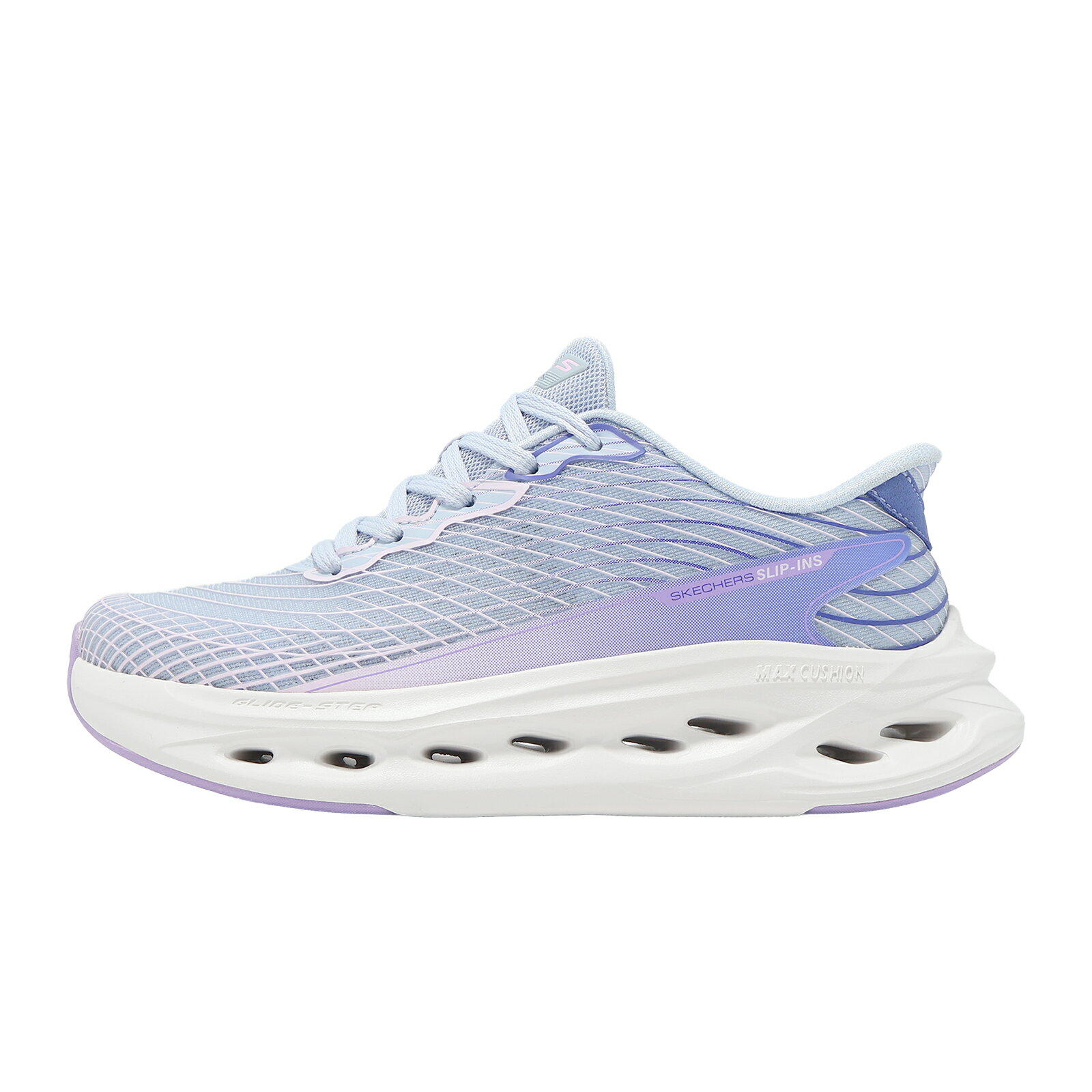 Skechers 慢跑鞋 Max Cushioning Slip-Ins 女鞋 紫 厚底 運動鞋 129404LAV