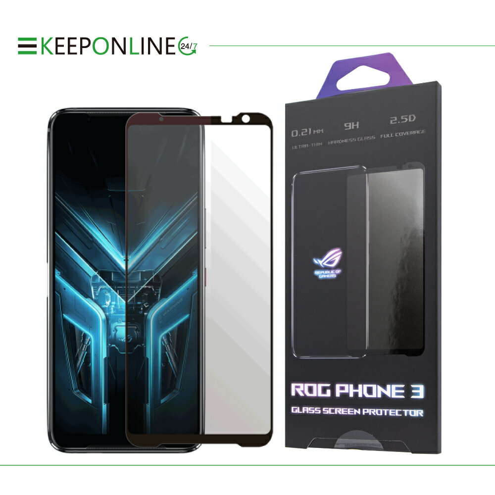 ASUS華碩 原廠 ROG Phone 3 玻璃保護貼【盒裝】ZS661KS